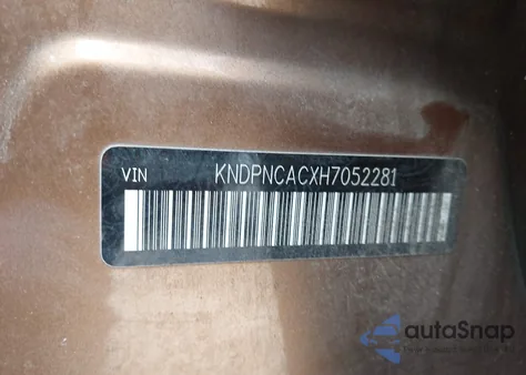 2017 Kia Sportage Ex z USA, uszkodzony, nr VIN KNDPNCACXH7052281